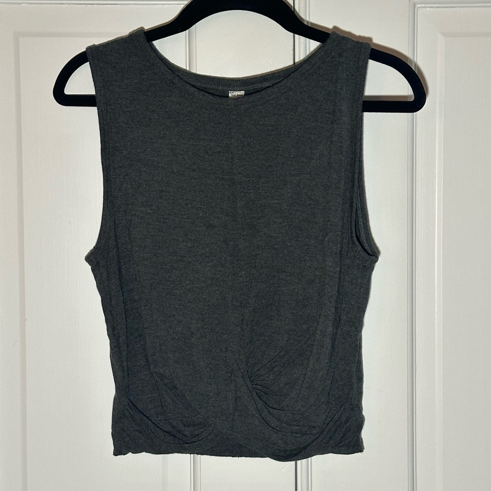 Alo Charcoal Sleeveless Women's Top